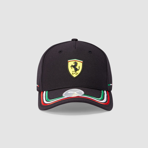 Scuderia Ferrari F1 Team Fanwear Unisex Puma Italia Black Hat 2021