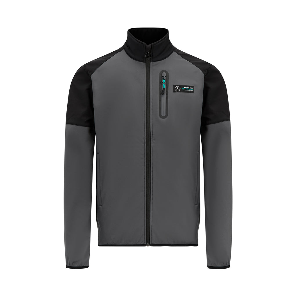 Veste Softshell Noir/Gris Mercedes AMG Petronas F1 Team pour Homme