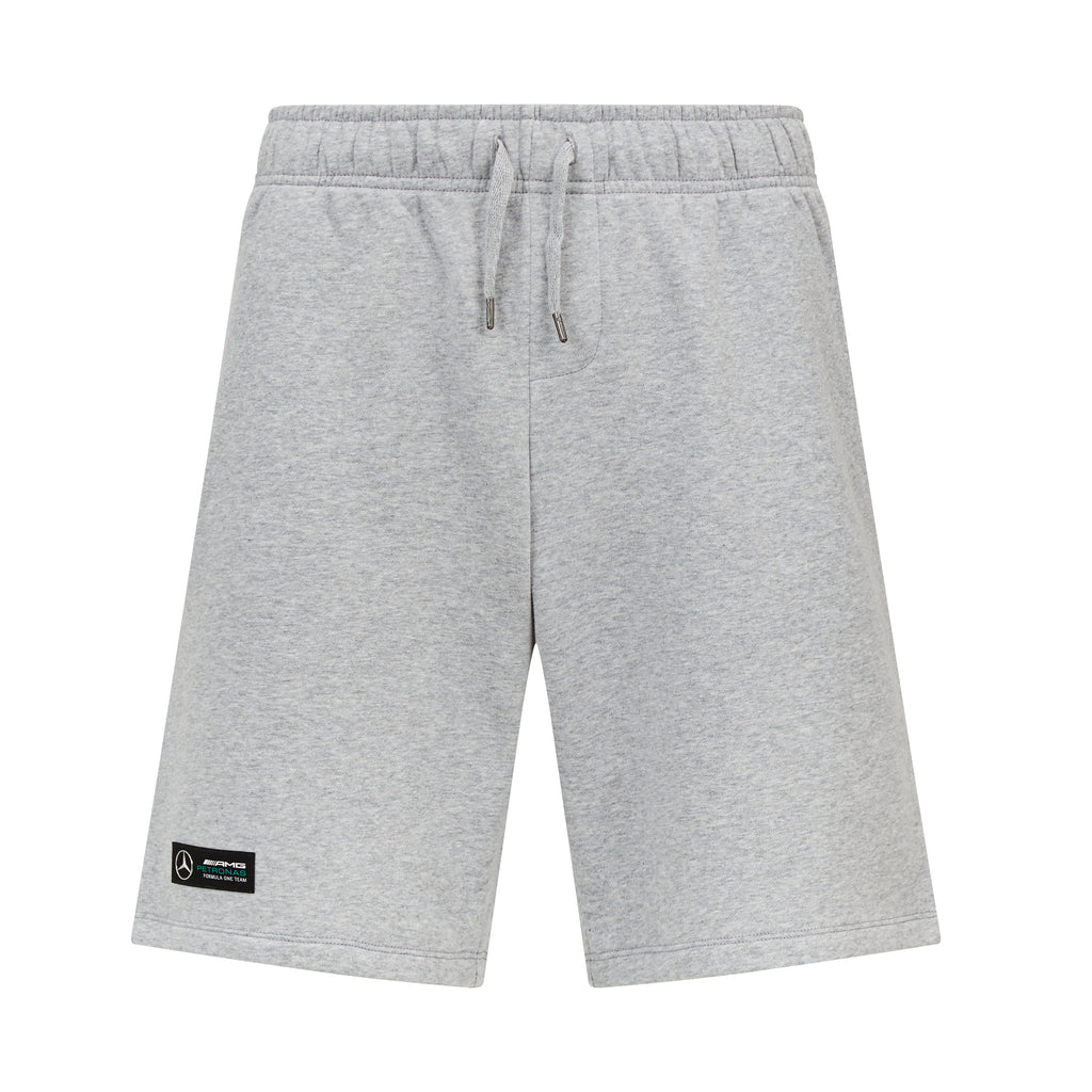 Mercedes AMG Petronas F1 Team Mens Sweat Grey Short