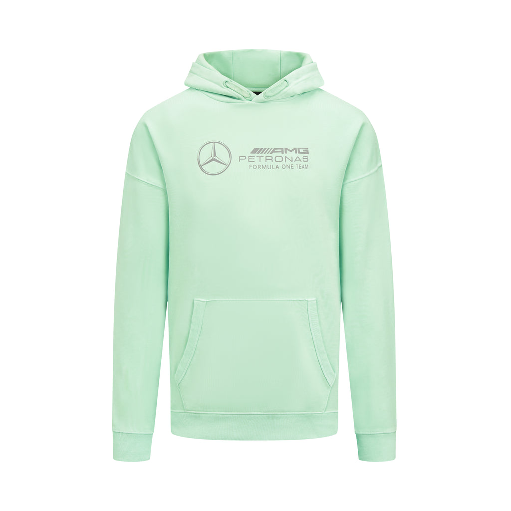 Mercedes AMG Petronas F1 Team Unisex Retro Lilac/Mint/Blue Hoodie