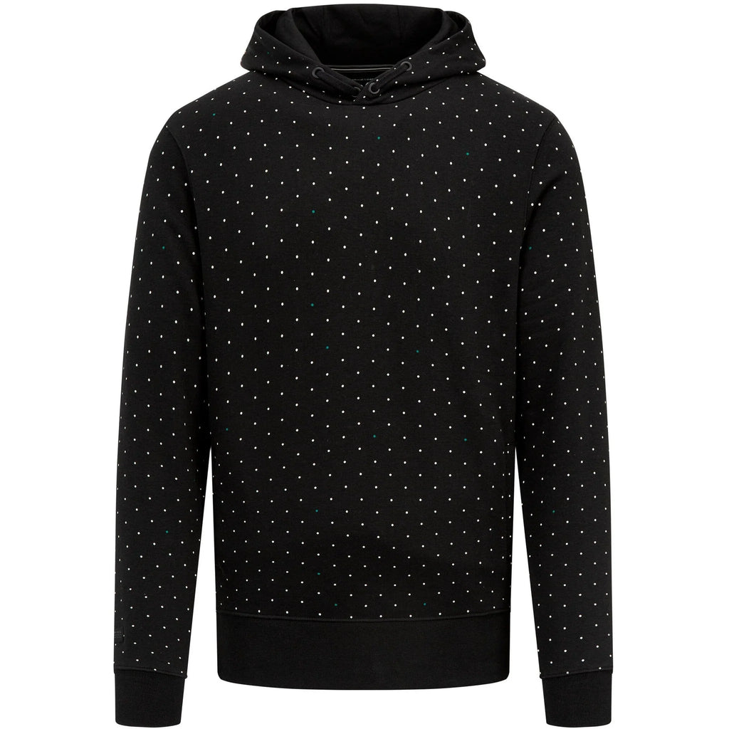 Mercedes AMG Petronas F1 Mens Polka Dot Black Hoodie