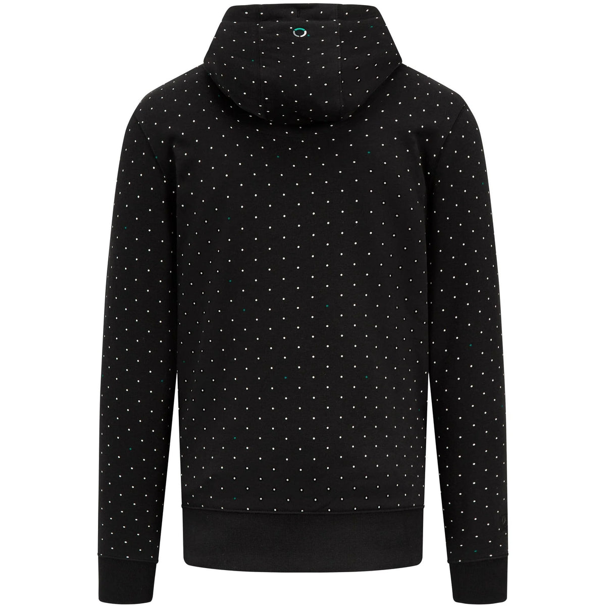 Mercedes AMG Petronas F1 Mens Polka Dot Black Hoodie – V12 RS