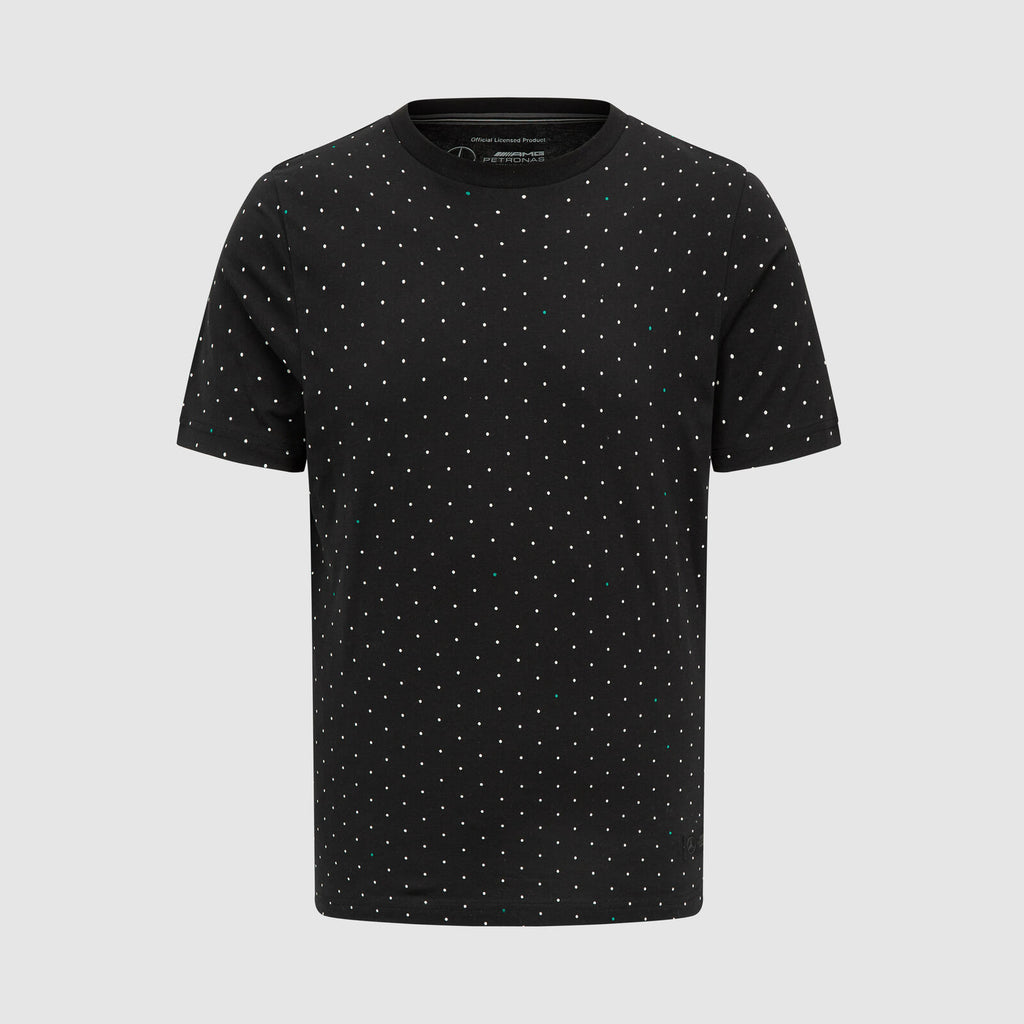 Mercedes AMG Petronas F1 Polka Dot Black T-shirt