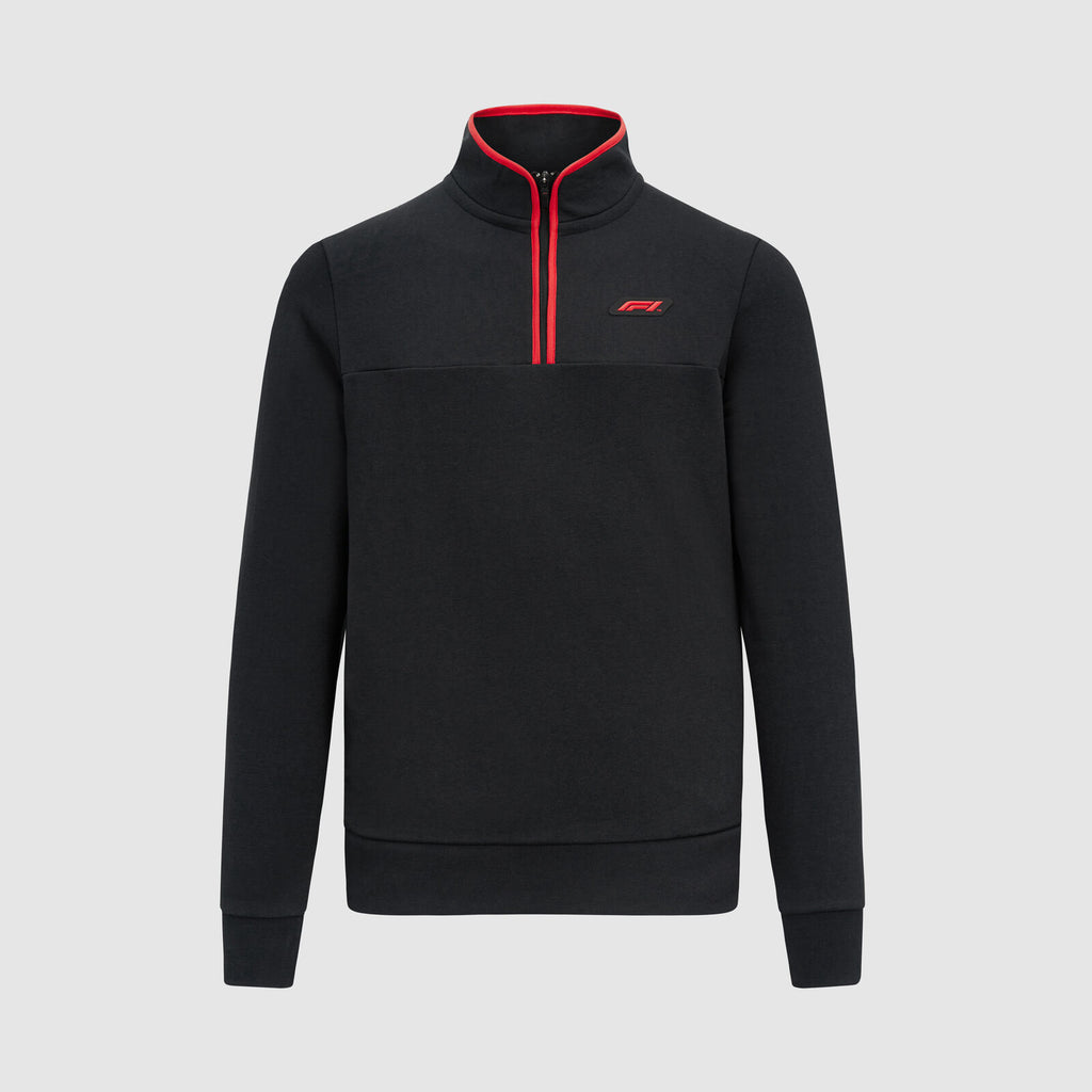 Formula 1 Tech Collection F1 Men Quarter Zip Black Sweatshirt