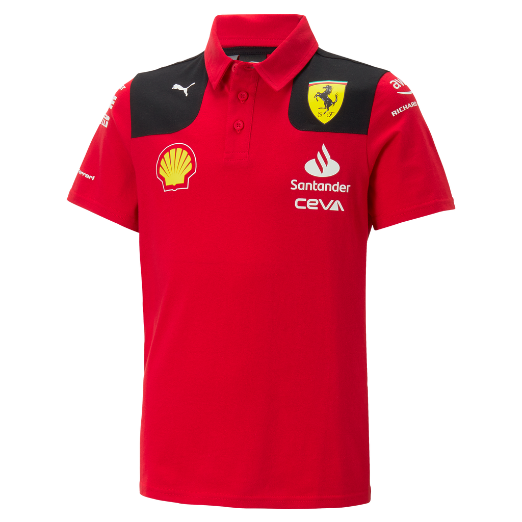 Scuderia Ferrari F1 Team Kids Red Polo