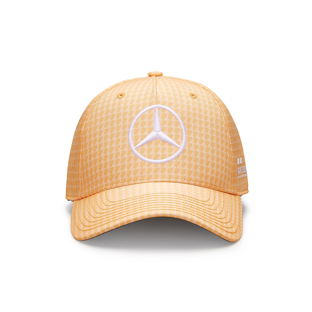 Mercedes AMG F1 Driver Lewis Hamilton Unisex Neon Yellow/Neon Pink/Black/White/Purple/Natural/Apple Red Hat