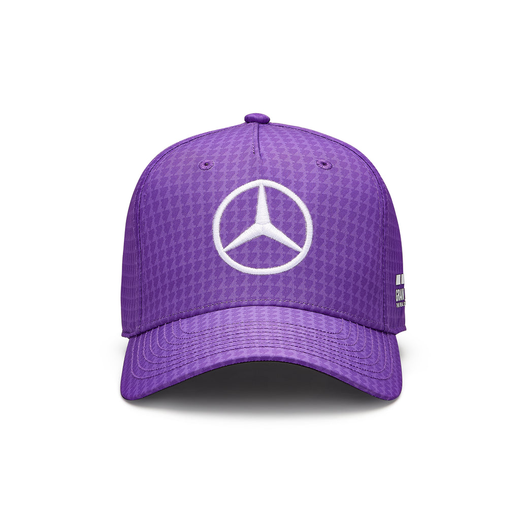 Mercedes AMG F1 Driver Lewis Hamilton Enfants Noir/Blanc/Violet/Vert Chapeau 