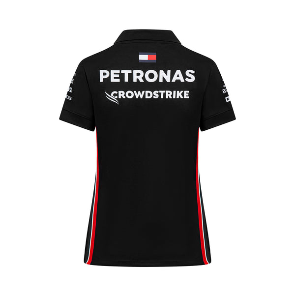 Polo noir pour femme Mercedes AMG Petronas F1 Team