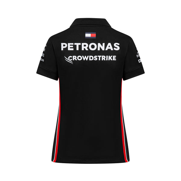 Mercedes AMG Petronas F1 Team Womens Black/White Polo