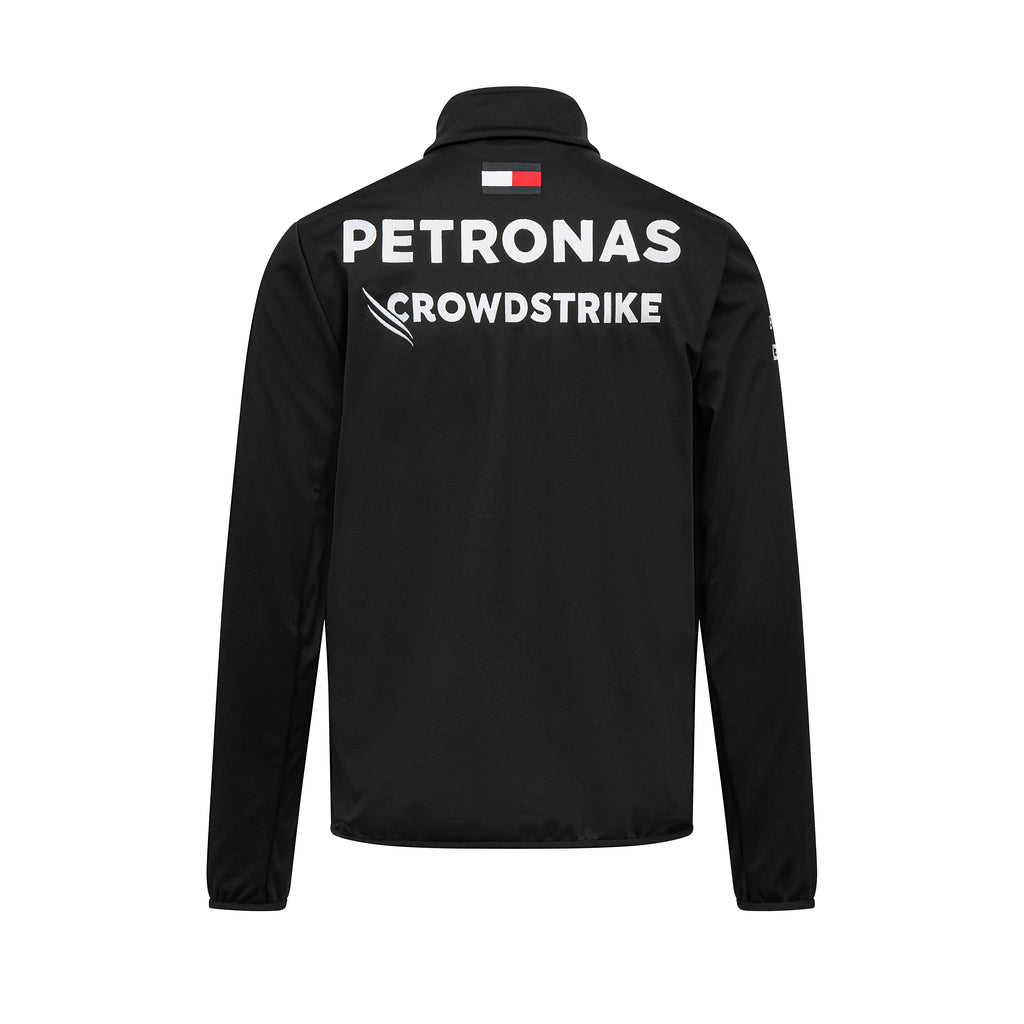 Mercedes AMG Petronas F1 Team Mens Softshell Black Jacket – V12 RS