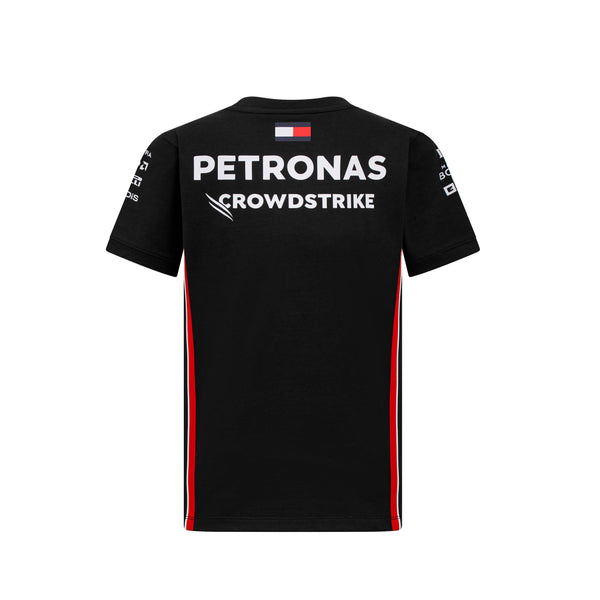 T-shirt pilote enfant Mercedes AMG Petronas F1 Team noir/blanc