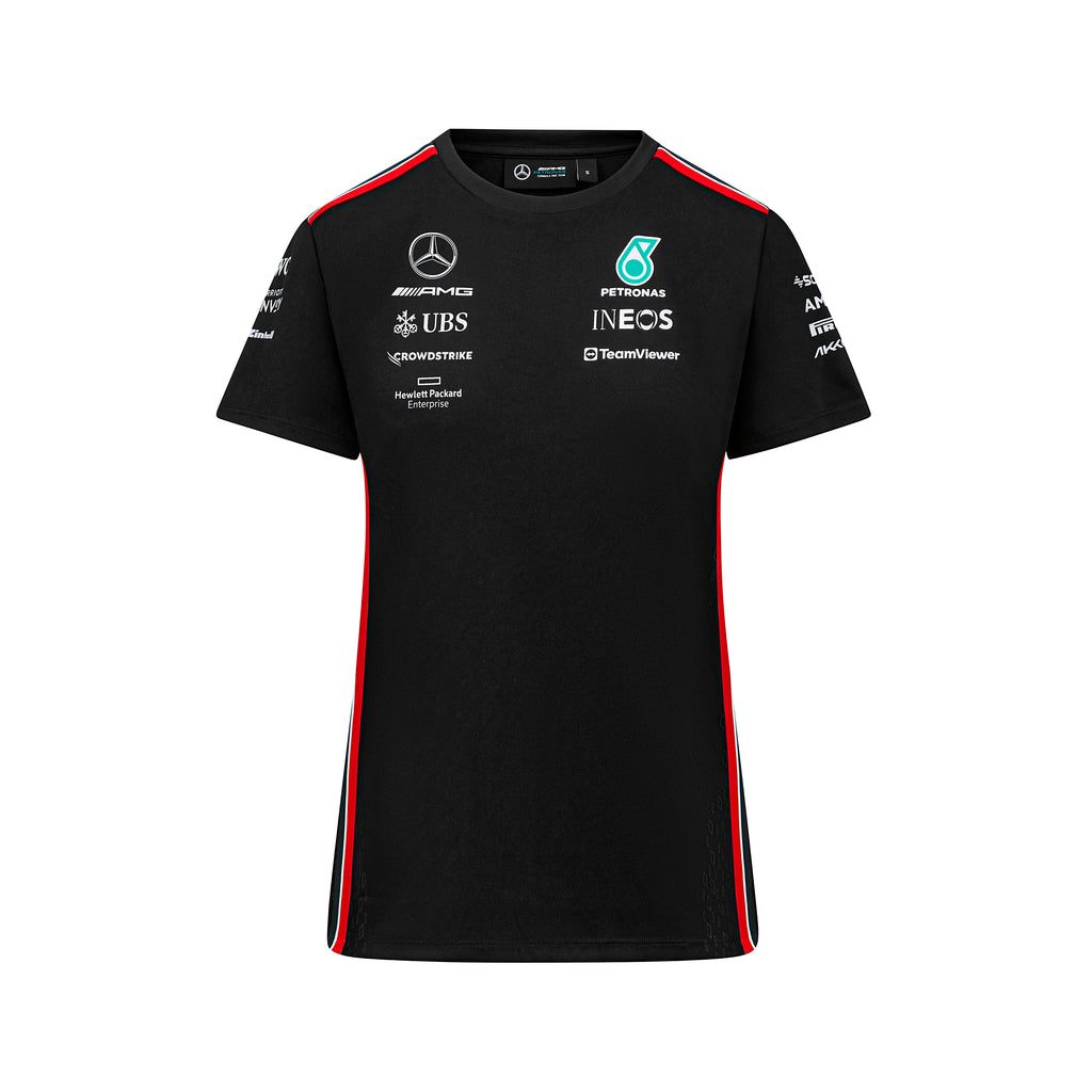 Mercedes AMG Petronas F1 Team Womens Black/White T-shirt