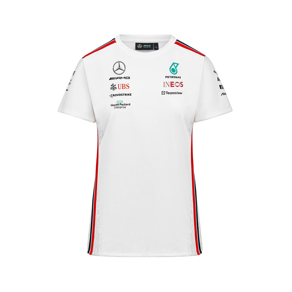 Mercedes AMG Petronas F1 Team Womens Black/White T-shirt