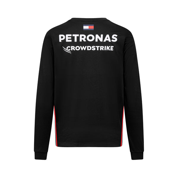 Mercedes AMG Petronas F1 Team Mens Long Sleeve Black Shirt