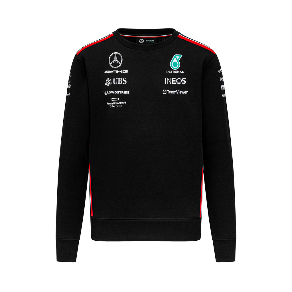 Mercedes AMG Petronas F1 Team Unisex Black Sweatshirt