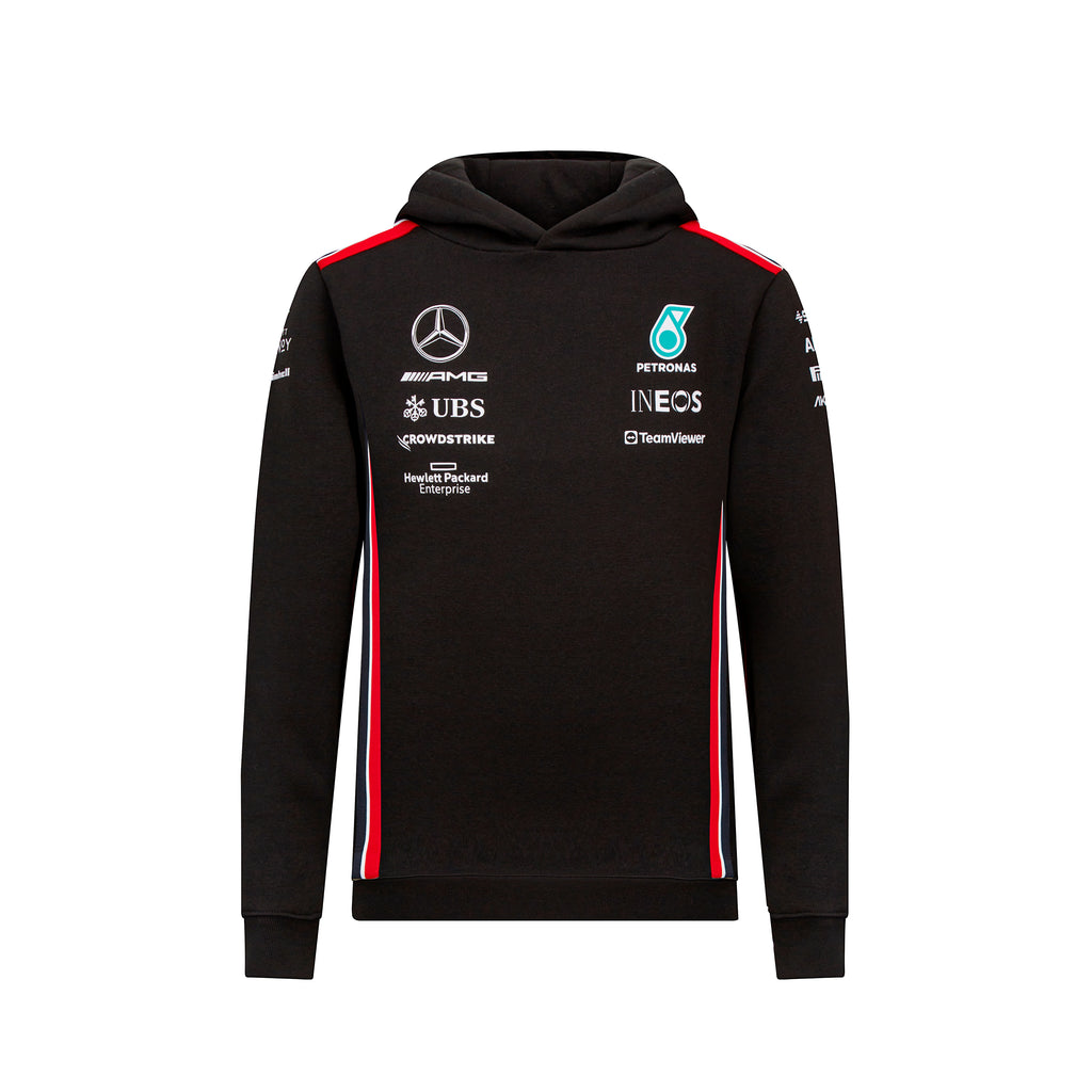 Mercedes AMG Petronas F1 Team Kids Black Hoodie