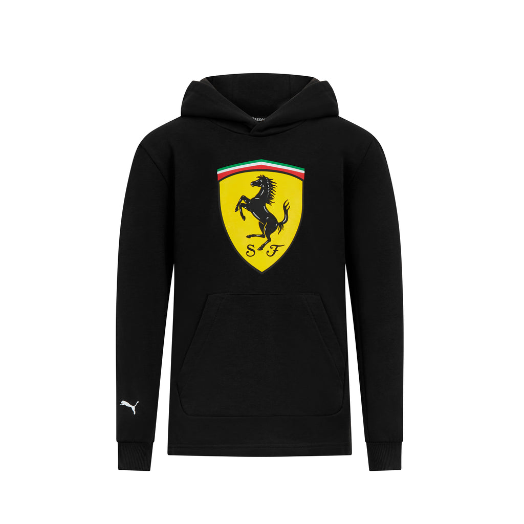 Scuderia Ferrari F1 Team Kids Shield Red/Black Hoodie