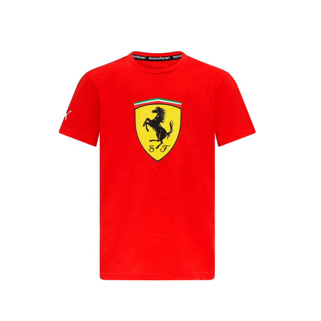 Scuderia Ferrari F1 Team Kids Shield Red/Black T-shirt