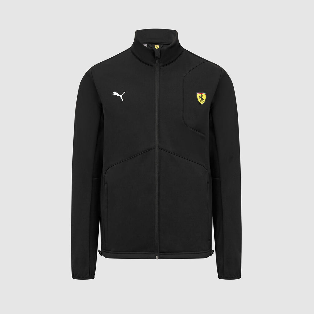 Scuderia Ferrari F1 Mens Softshell Black Jacket