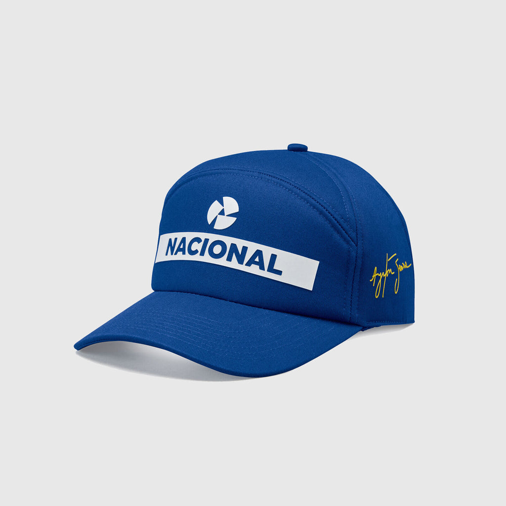 Ayrton Senna F1 Unisex Replica Nacional Blue Hat