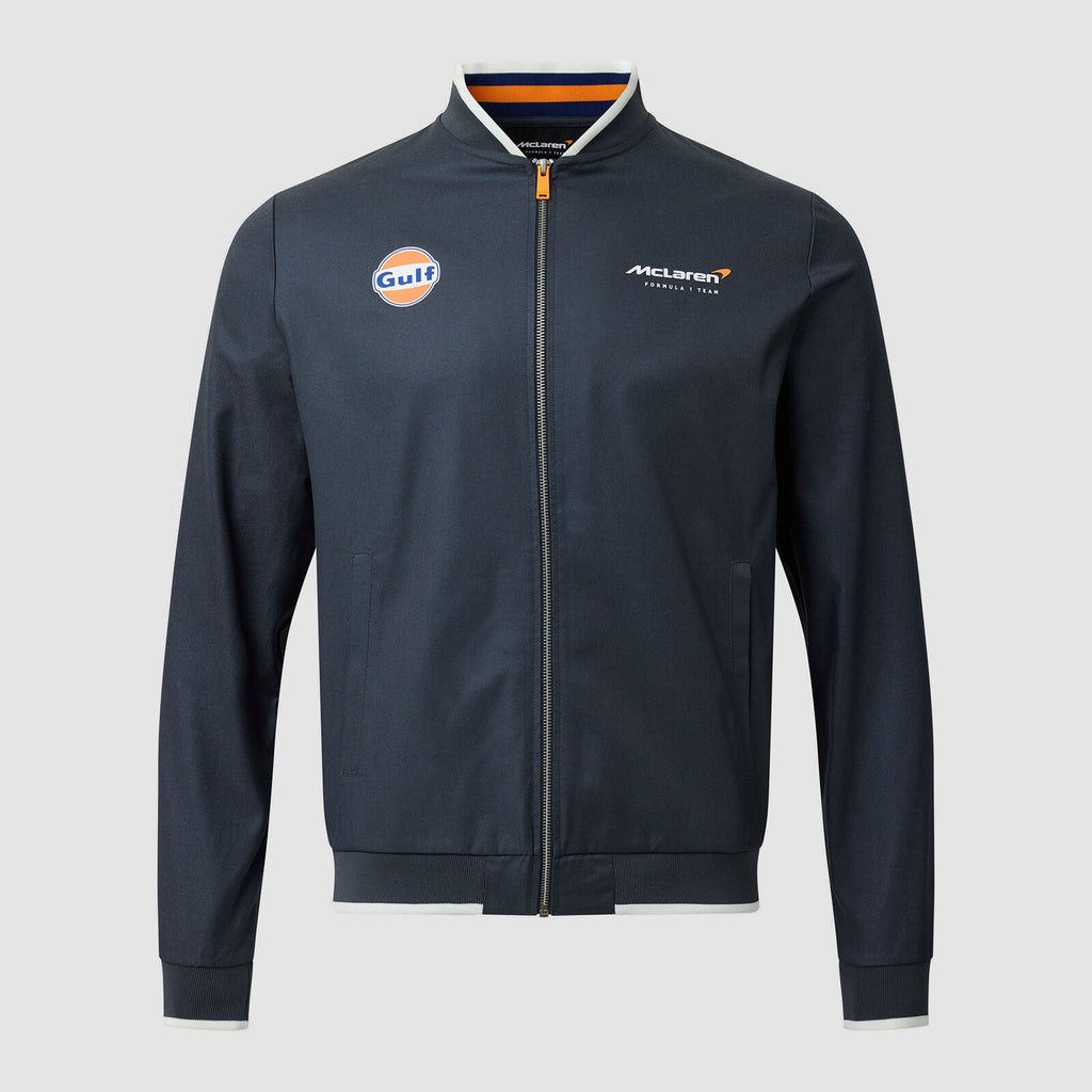 McLaren Racing F1 Gulf Mens Bomber Phantom Jacket