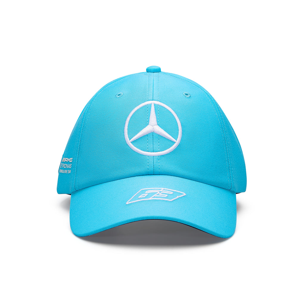 Mercedes AMG F1 Driver George Russell Chapeau noir/blanc/bleu pour homme 