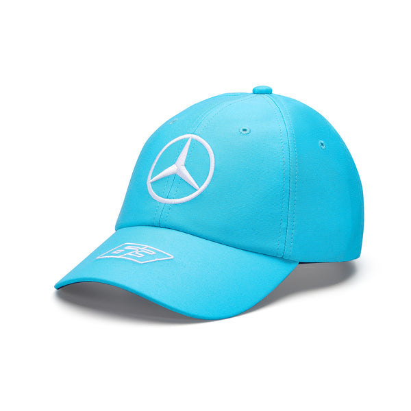 Chapeau bleu pour enfants, pilote de Mercedes AMG F1, George Russell 
