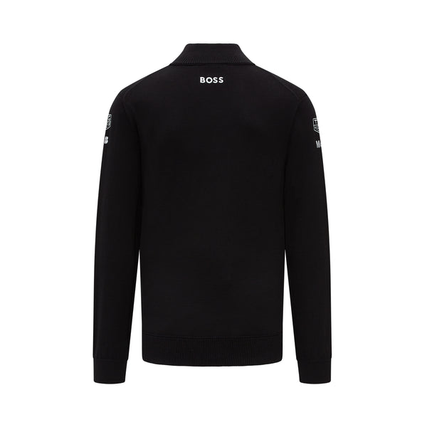 Porsche Formula E Team Mens Knitted Black Sweater