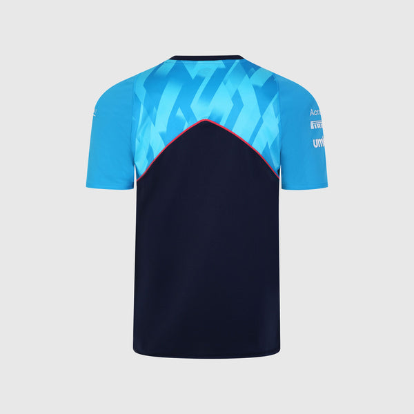 Williams Racing F1 Team T-shirt d'entraînement pour hommes bleu marine/bleu clair