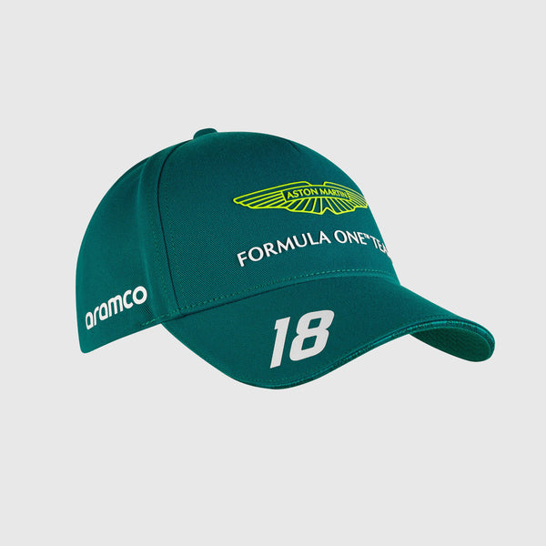Aston Martin officiel F1 unisexe pilote Lance Stroll chapeau vert