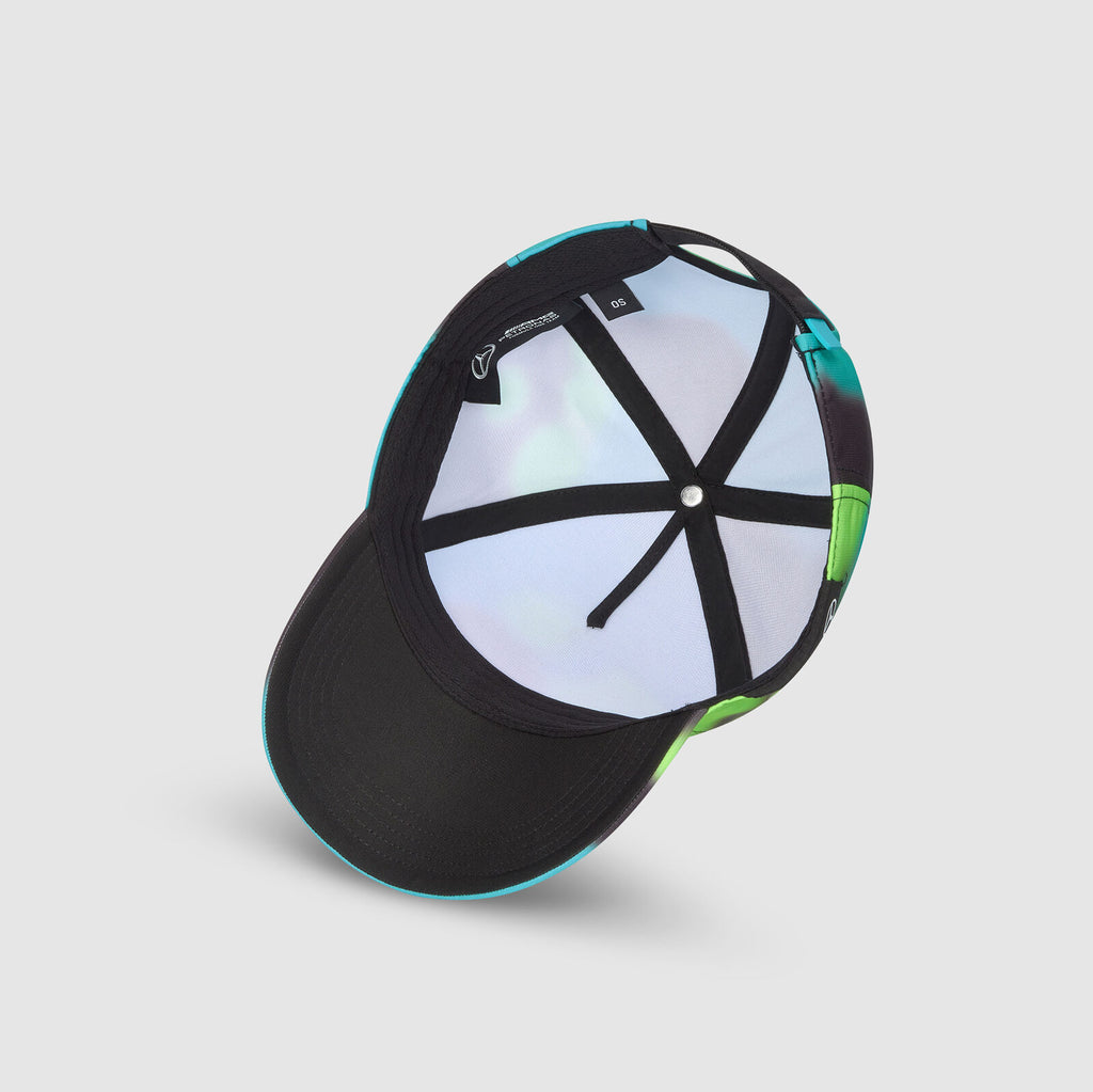 Cappello A Secchiello Mercedes AMG Petronas F1 2024 | Nero, Taglia Unica | Lavabile In Lavatrice