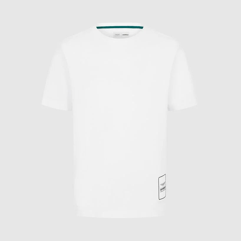 Aston Martin F1 Team Mens Logo White T-shirt