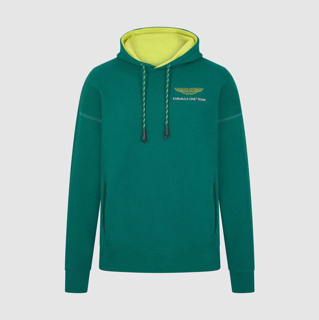 Aston Martin F1 Team Mens Logo Green Hoodie