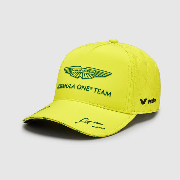 Aston Martin F1 Team Unisex Driver Fernando Alfonso Yellow hat 2024