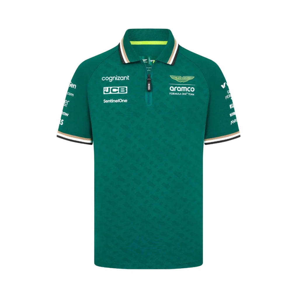 Aston Martin F1 Team Men Green Polo 2024