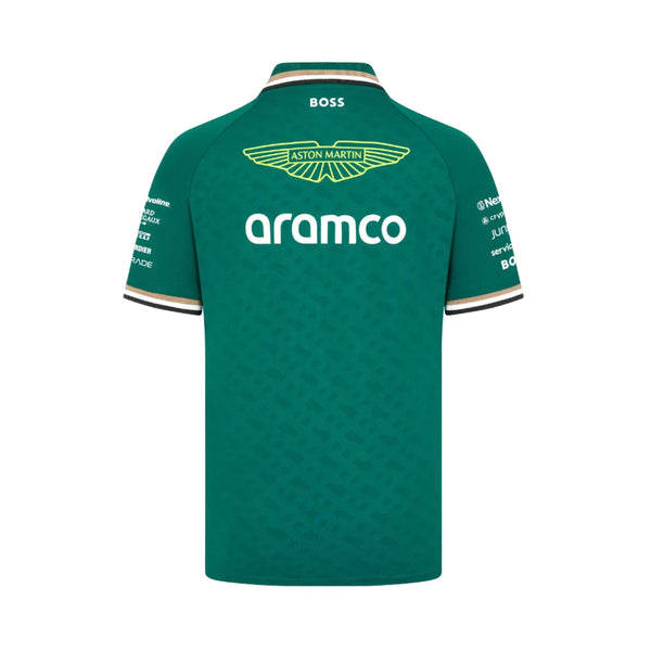 Aston Martin F1 Team Men Green Polo 2024