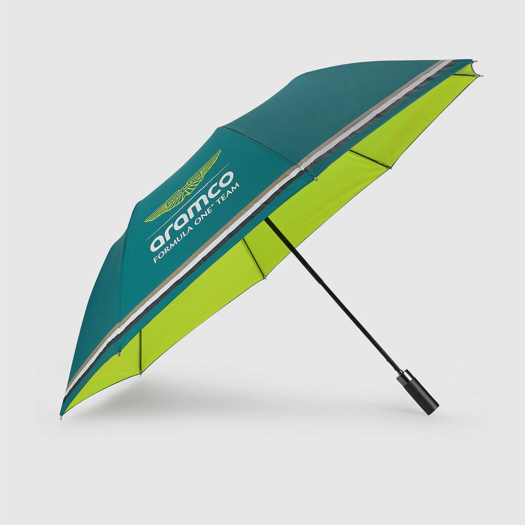 Aston Martin F1 Team Replica Compact Green Umbrella