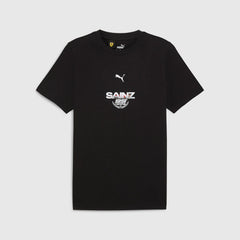 Scuderia Ferrari F1 Team Mens 95 Years Carlos Sainz Black T
