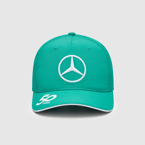 Mercedes AMG Petronas F1 Team unisex 50 Years Green Hat