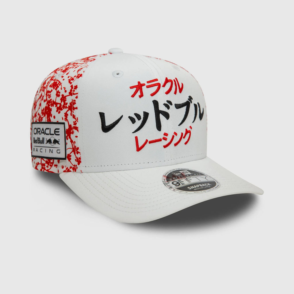 Red Bull Racing F1 New Era 9FIFTY Unisex Japan GP White Hat 2024 V12 RS