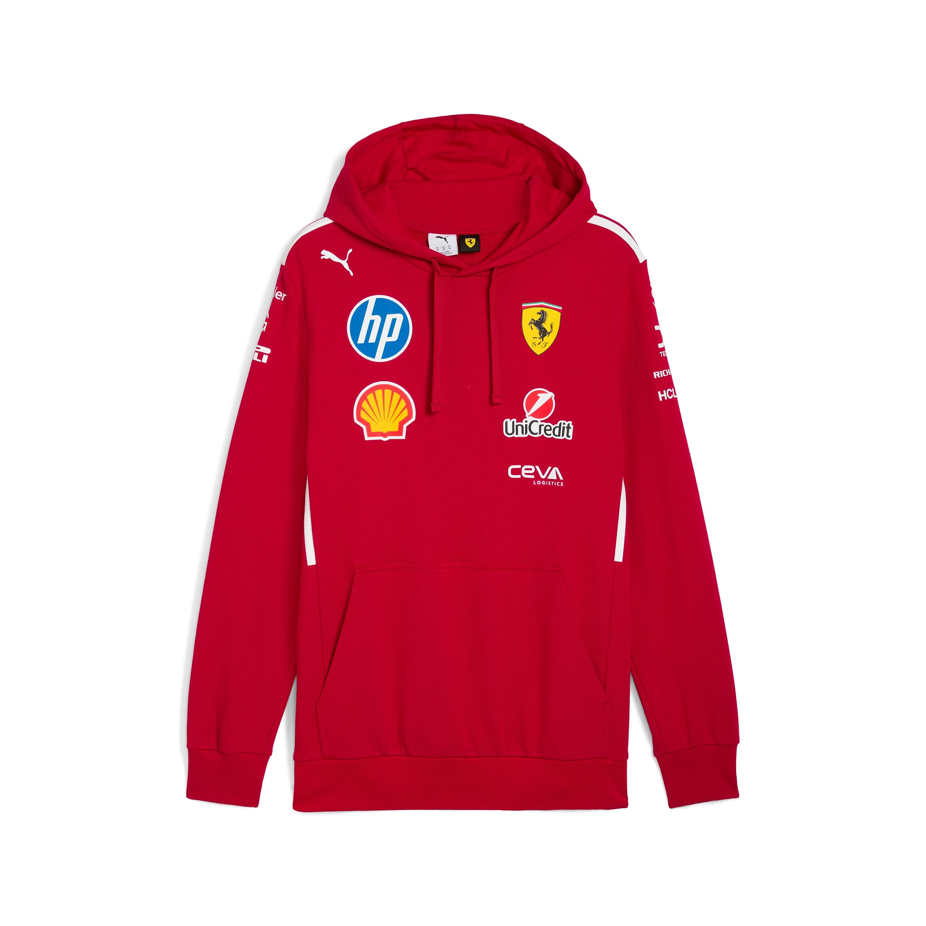 Scuderia Ferrari F1 Team Mens Dark Cherry Hoodie 2025 – V12 RS