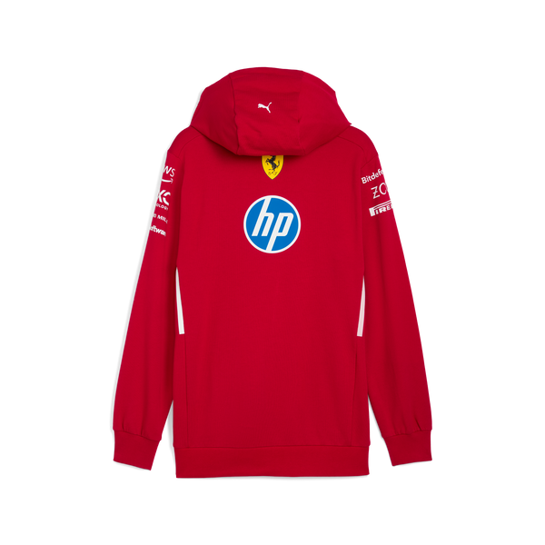 Scuderia Ferrari F1 Team Mens Dark Cherry Hoodie 2025