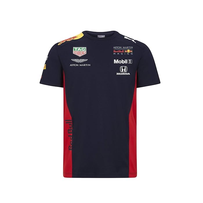 Aston Martin Red Bull Racing F1 Team Mens Night Sky Blue Tee