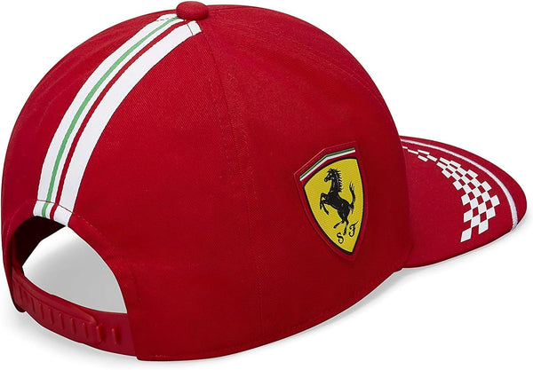 Scuderia Ferrari F1 Kids Driver Charles Lerclerc Flat Brim Red Hat