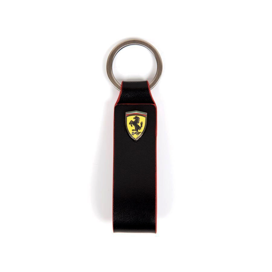 Porte-clés Scuderia Ferrari F1 Team Bracelet en cuir noir