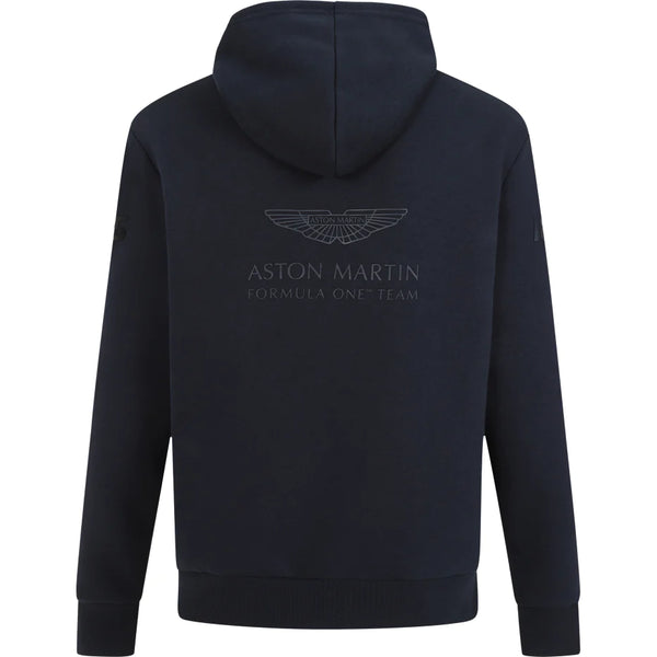 Aston Martin F1 Mens Driver Lance Stroll Navy Hoodie 2021