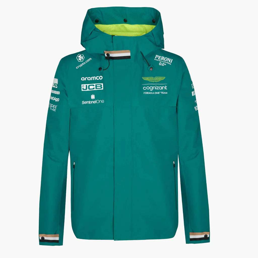 Aston Martin Official F1 Team Mens Green Jacket
