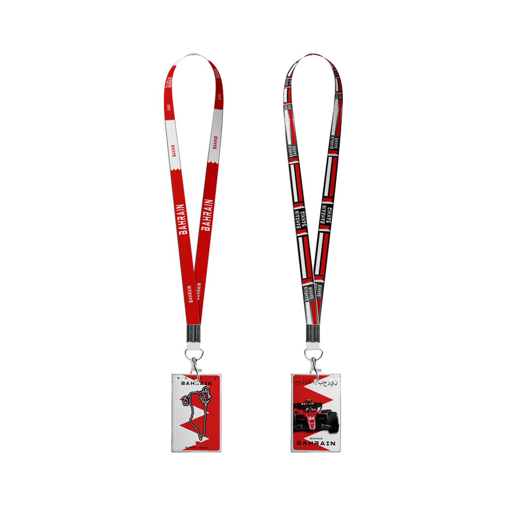 Racing Authentic Event Ticket Holder Sakir Bahrain Multicolor Lanyard