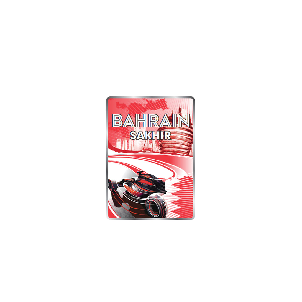 Racing Authentic Sakir Bahrain Multicolor Magnet 1