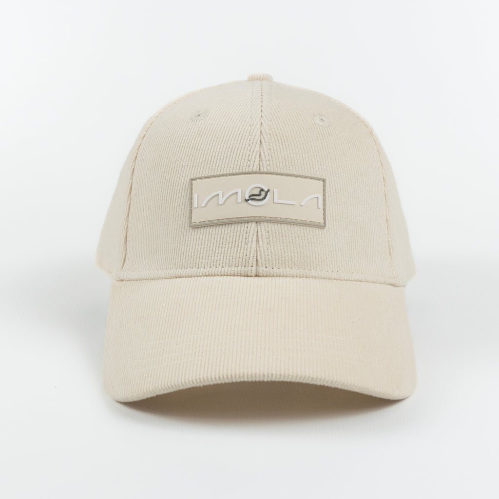 Imola Circuit Logo Rubber Patch Unisex Beige Hat